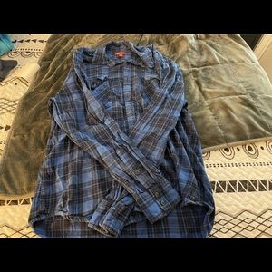 Blue flannel